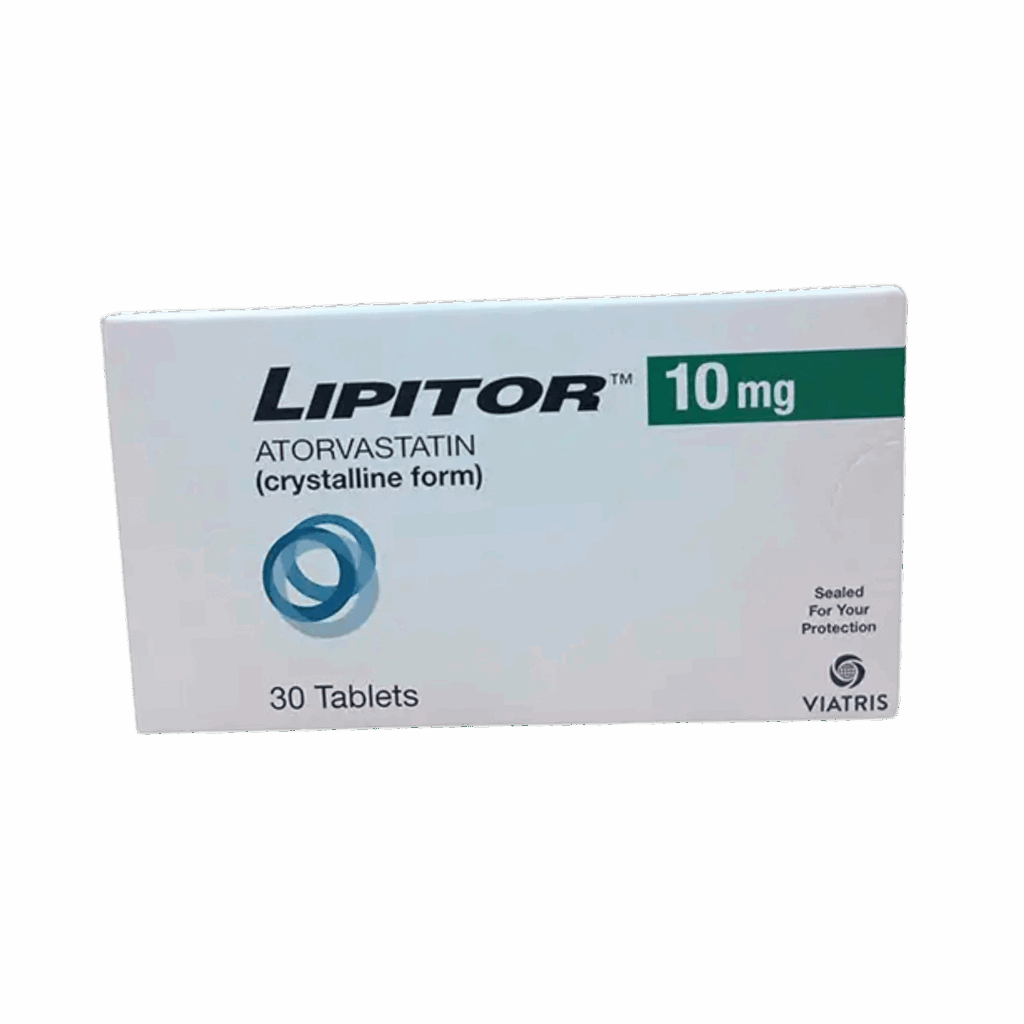 Lipitor 10 mg (Atorvastatin) ลดไขมัน