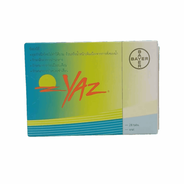 ยาเม็ดคุมกำเนิด Yaz 28 เม็ด สำหรับป้องกันการตั้งครรภ์