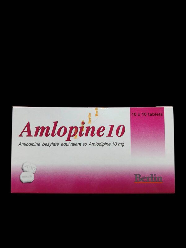 Amlopine 10 mg 100 tablets ยาลดความดันโลหิต รักษาความดันสูงและโรคหัวใจ
