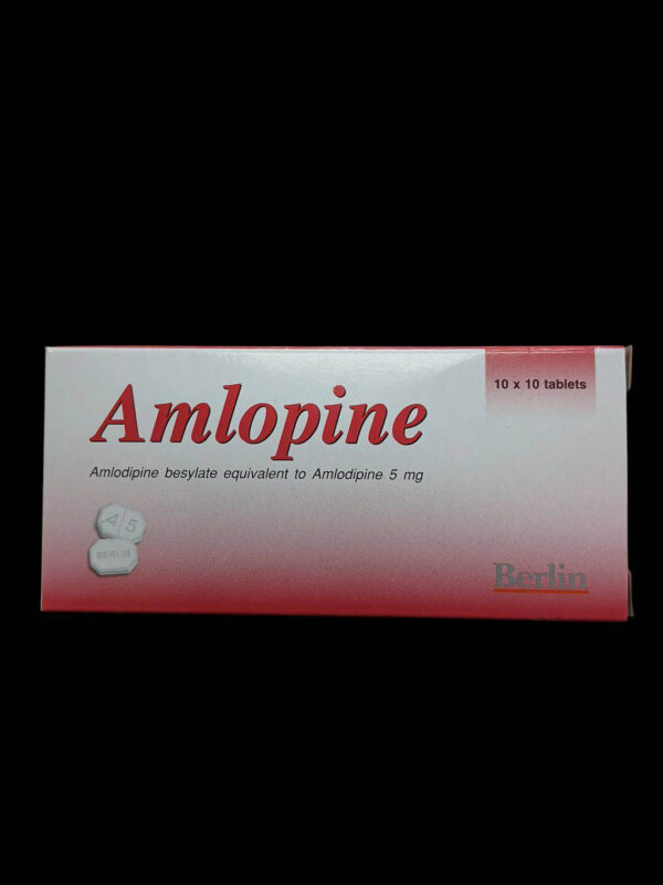 Amlopine 5 mg 10x10 tablets ยาลดความดันโลหิต รักษาความดันสูงและโรคหัวใจ