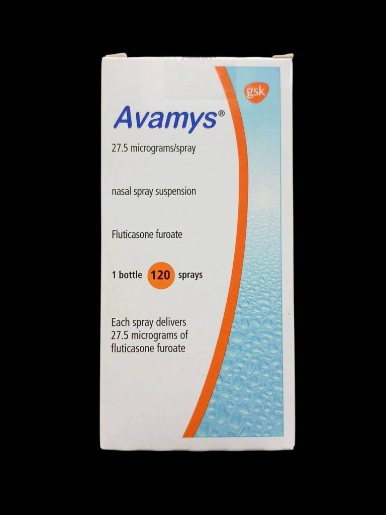 สเปรย์พ่นจมูก Avamys (Fluticasone furoate) 27.5 mcg บรรเทาอาการภูมิแพ้และคัดจมูก
