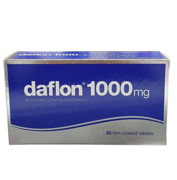 Daflon 1000 mg ยารักษาอาการริดสีดวงทวารและเส้นเลือดขอด