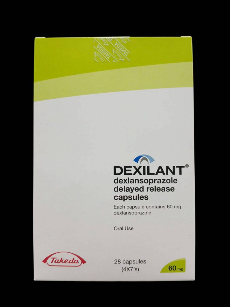 Dexilant 60 mg ยาลดกรดในกระเพาะอาหาร รักษาแผลและกรดไหลย้อน