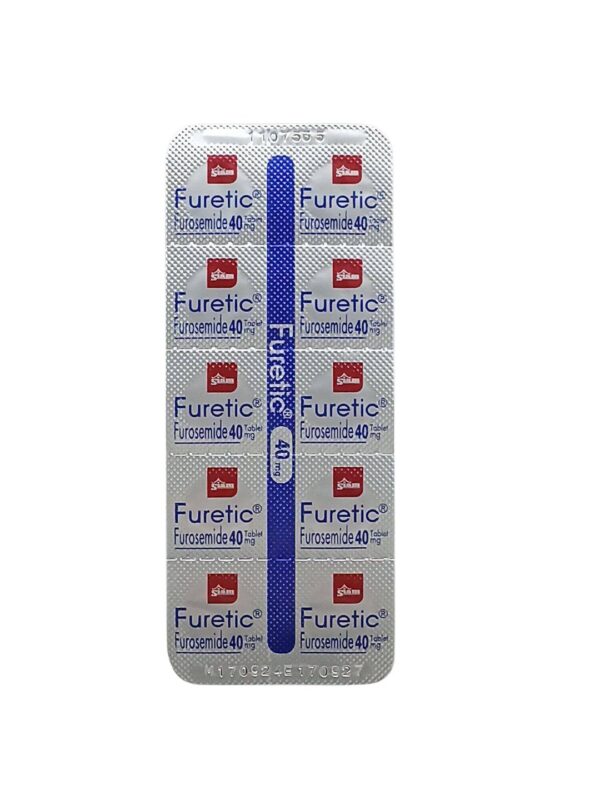 Furetic 40 mg 10 เม็ด ยาขับปัสสาวะ
