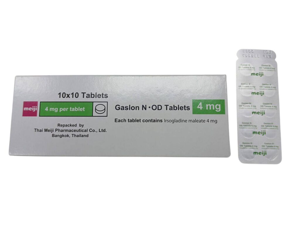 Gaslon-N OD 4 mg Irsogladine maleate 10 เม็ด