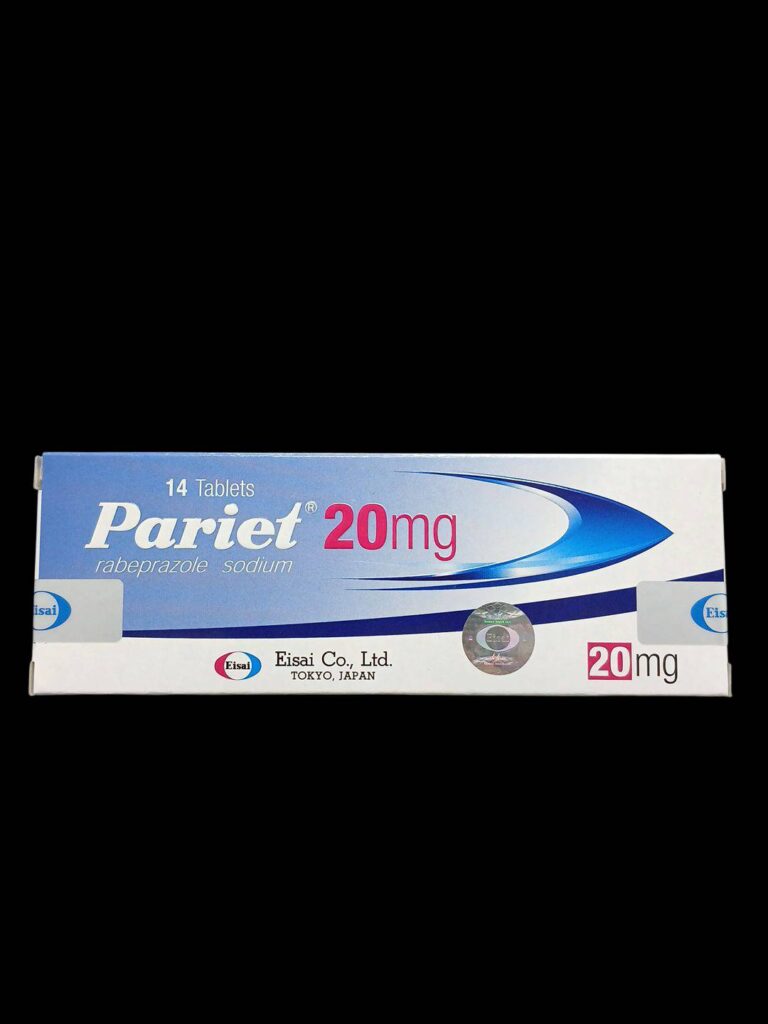 Pariet 20 mg ยาลดกรดในกระเพาะอาหาร รักษาแผลและกรดไหลย้อน
