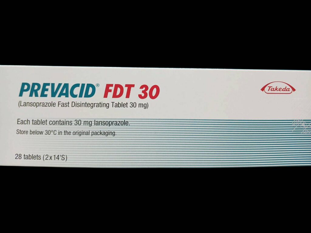 Prevacid 30 mg ยาลดกรด รักษากรดไหลย้อนและแผลในกระเพาะอาหาร
