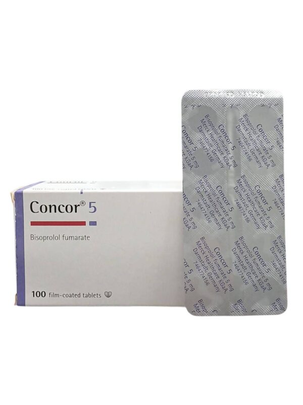 ยา Concor 5 mg 10 เม็ด สำหรับรักษาความดันโลหิตสูงและโรคหัวใจ
