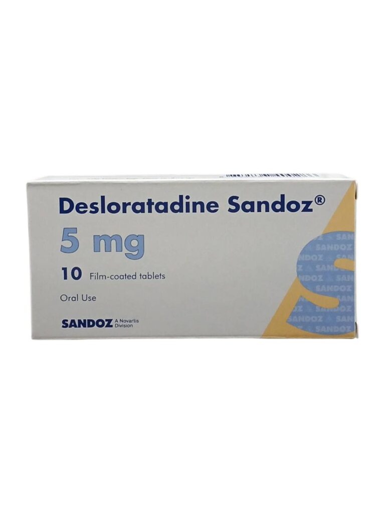Desloratadine Sandoz 5 mg ยาแก้แพ้แบบไม่ง่วง 10 เม็ด