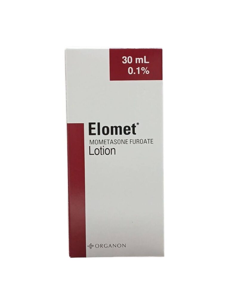 Elomet 30 ml topical corticosteroid lotion for skin inflammation
