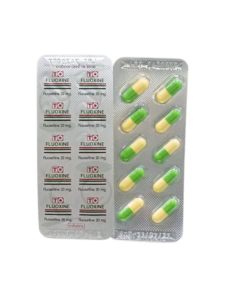 Fluoxine 20 mg Fluoxetine tablets 10 tablets per blister for depression and anxiety