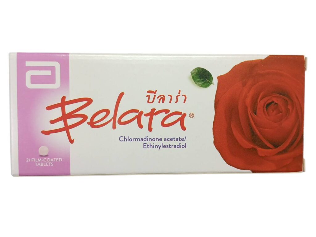 Belara 21 เม็ด ยาคุมกำเนิดชนิดฮอร์โมนรวม