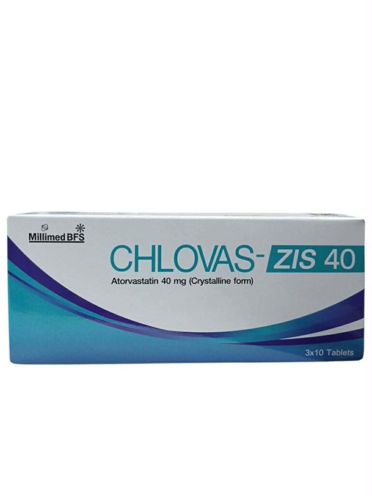 Chlovas-ZIS-40 Atorvastatin 40 mg ยาลดไขมันในเลือด