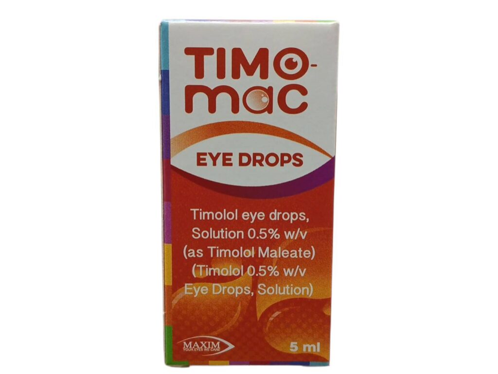TIMO MAC 5 ml Eye Drop Timolol ยาหยอดตาลดความดันตา