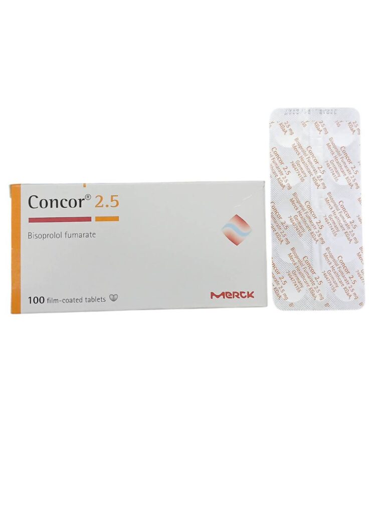Concor 2.5 mg ยา bisoprolol ชนิดเม็ด