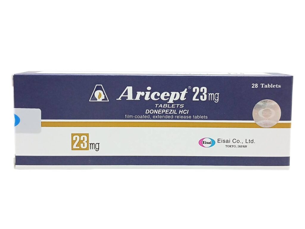 Aricept 23 mg 28 เม็ด ยารักษาอัลไซเมอร์