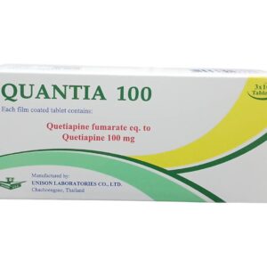 Quantia 100 mg tablets quetiapine