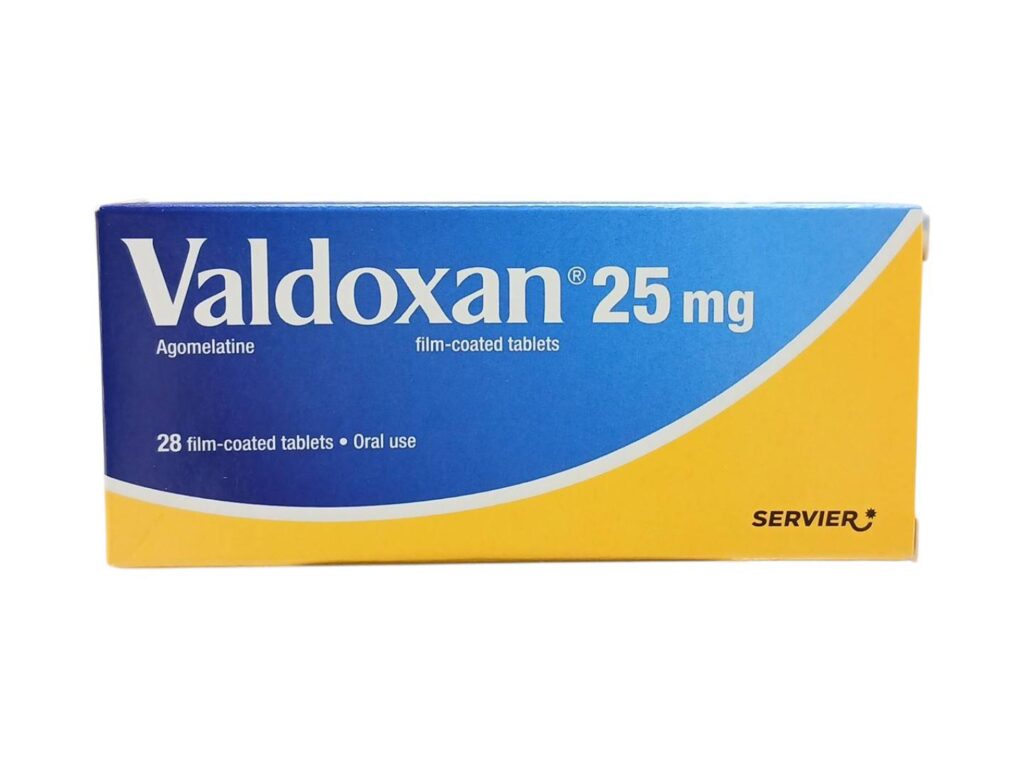 Valdoxan 25 mg ยาแก้ซึมเศร้า 28 เม็ด