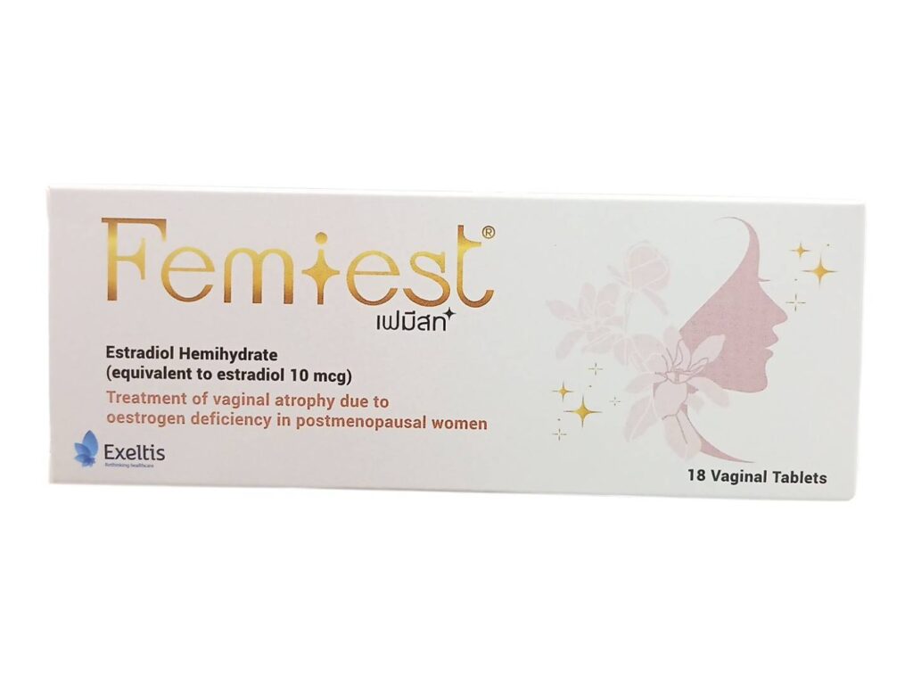Femiest estradiol vaginal tablets 18 tablets