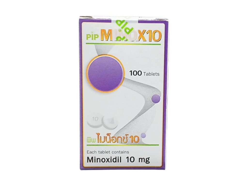 PIPMINOX 10 mg 100 tablets minoxidil oral