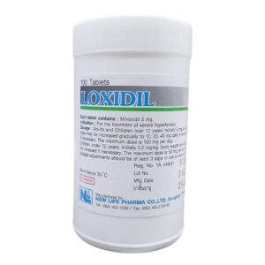 Loxidil 5 mg บรรจุ 100 เม็ดต่อกระปุก
