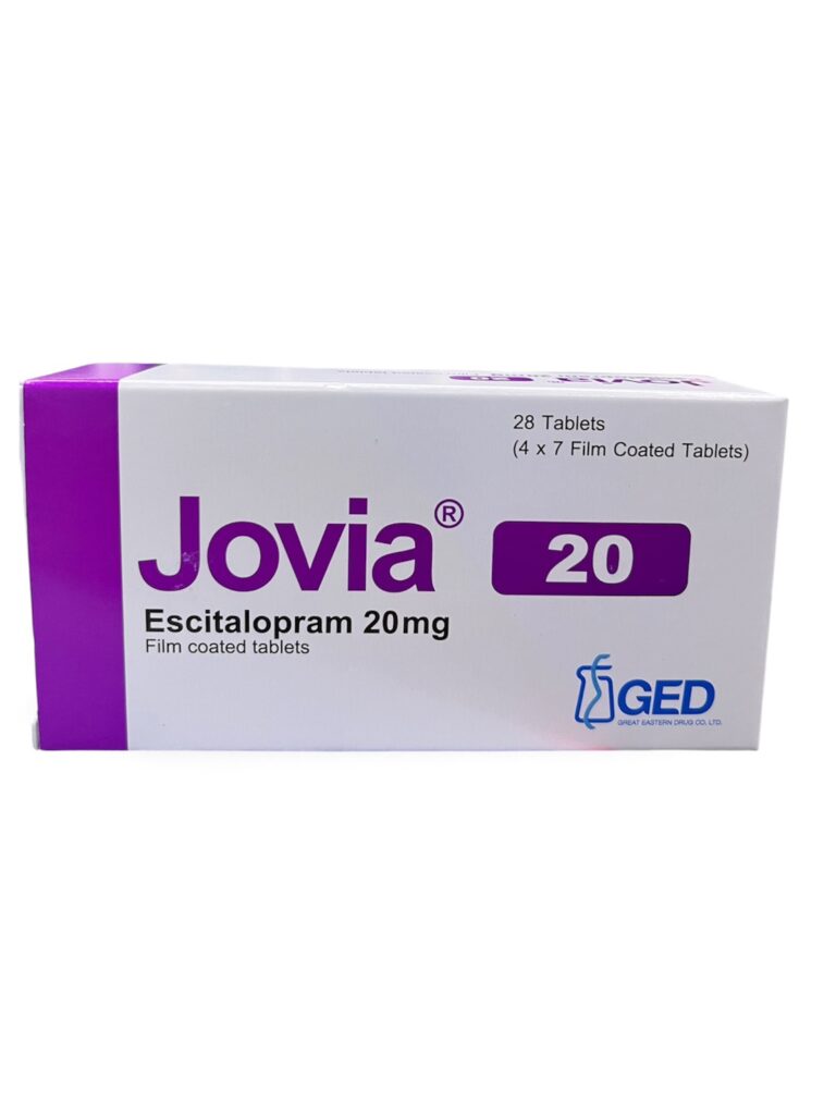 Jovia 20 mg 28 เม็ด escitalopram
