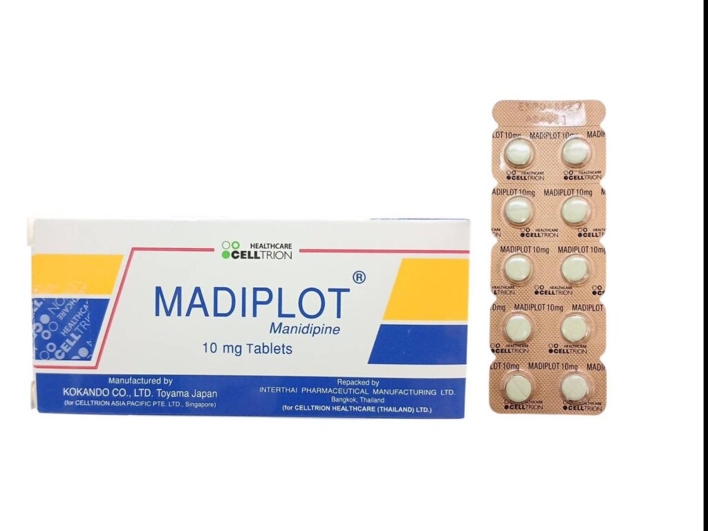 Madiplot 10 mg 100 tablets Manidipine
