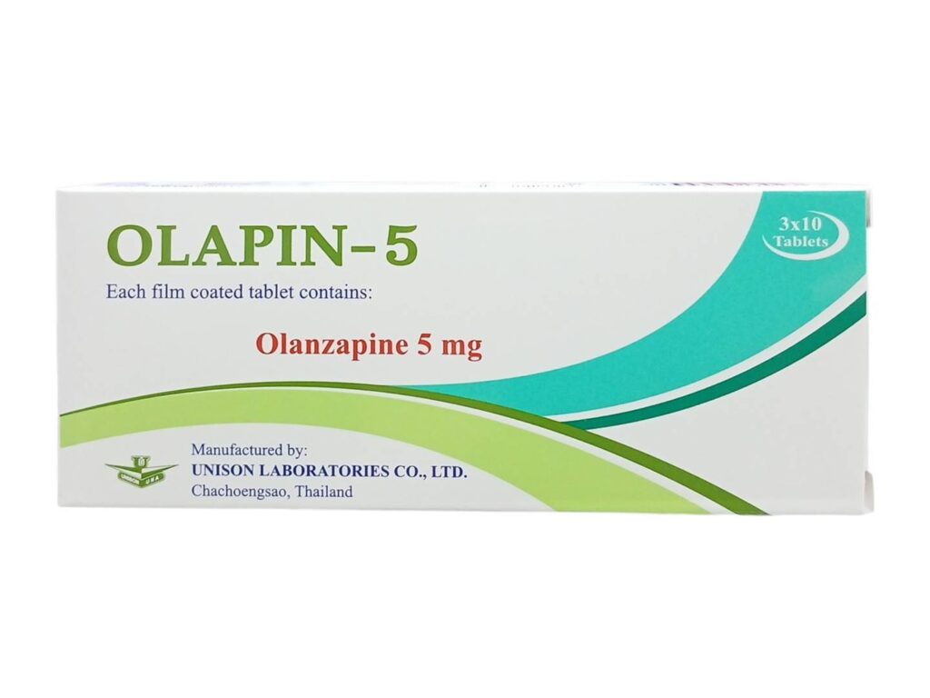 Olapin 5 mg 30 tablets Olanzapine