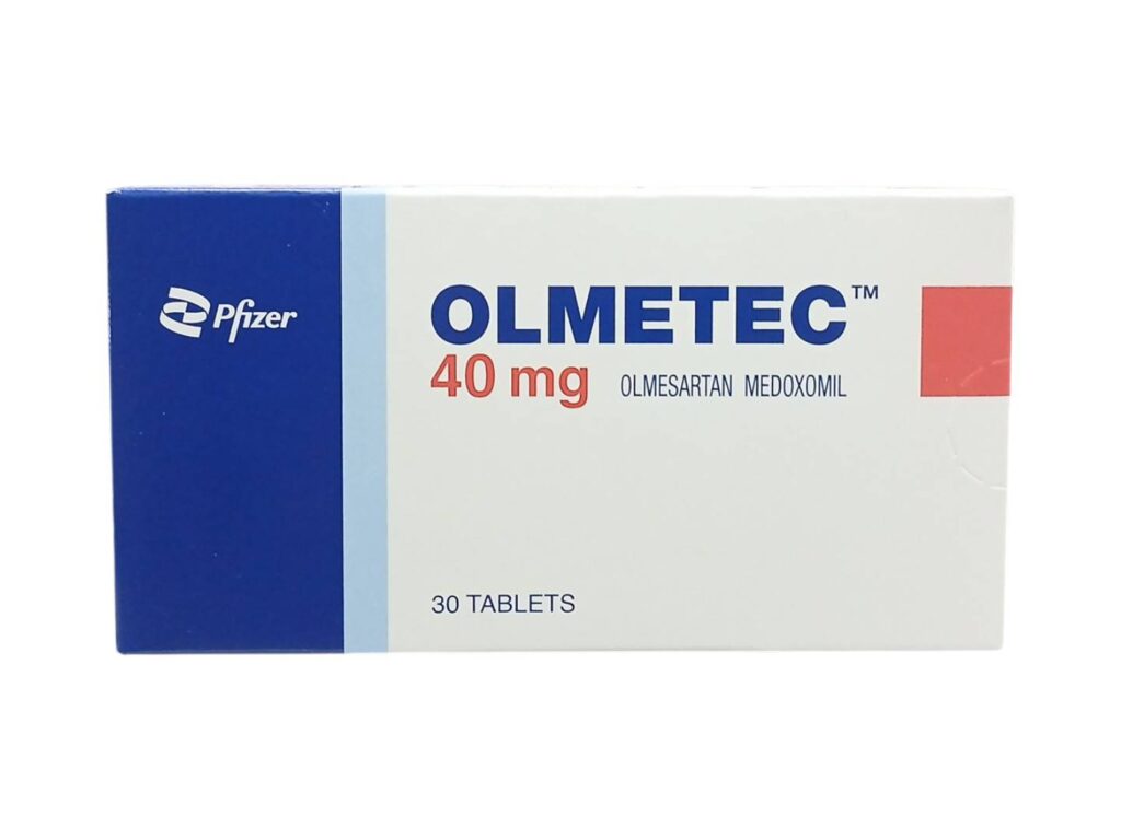 Olmetec 40 mg 30 tablets Olmesartan medoxomil