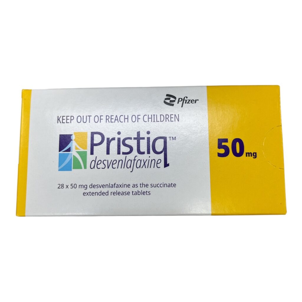 Pristiq 50 mg 28 Tablets (Desvenlafaxine)