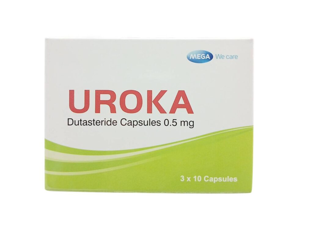 Uroka 0.5 mg 30 capsules Dutasteride