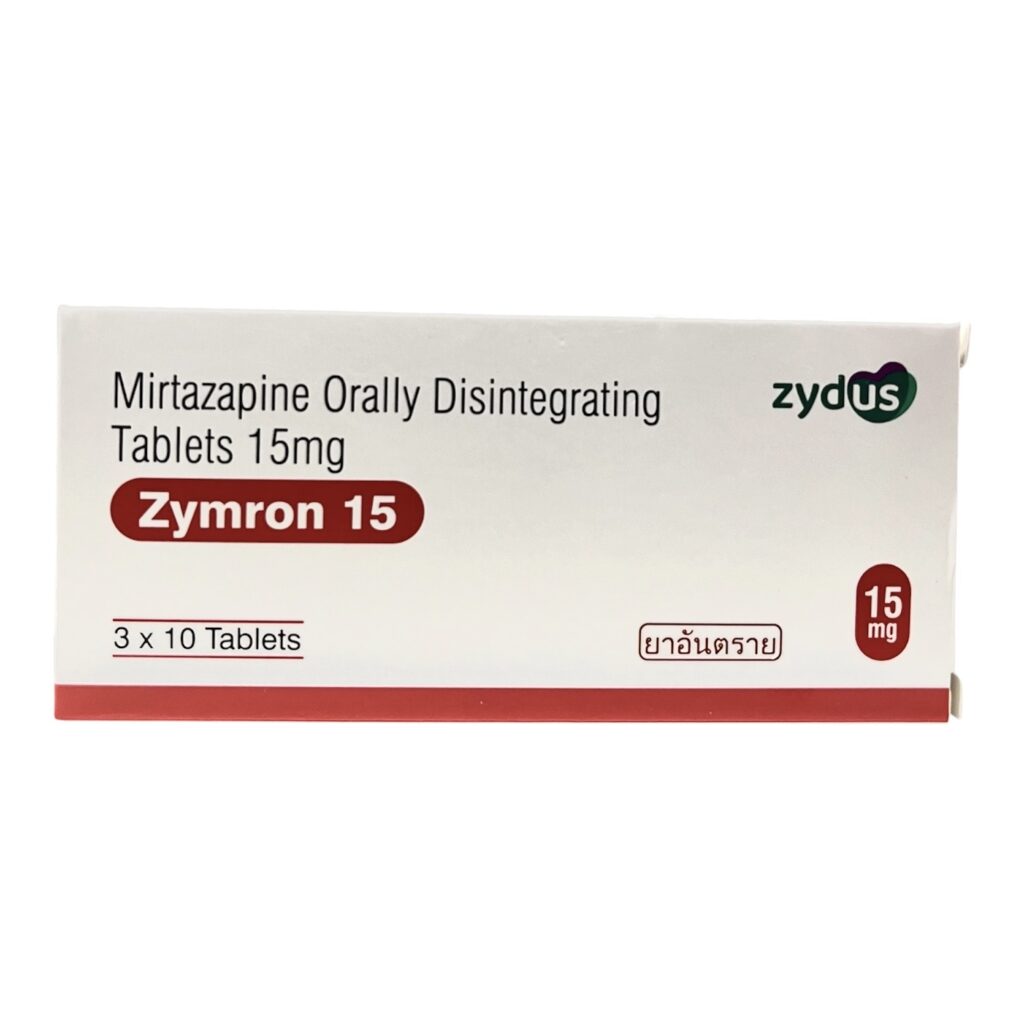 Zymron 15 mg 30 เม็ด mirtazapine