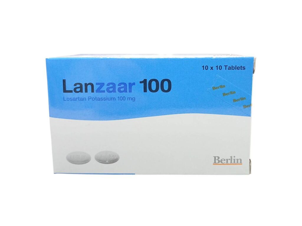 Lanzaar 100 mg 100 เม็ด losartan potassium