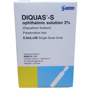 Diquas-S 3% ยาหยอดตา 30 กระเปาะ